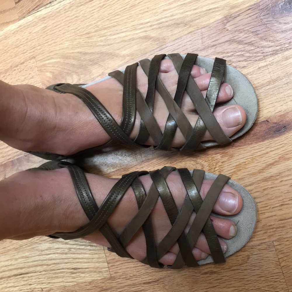 Leather Ahnu sandals